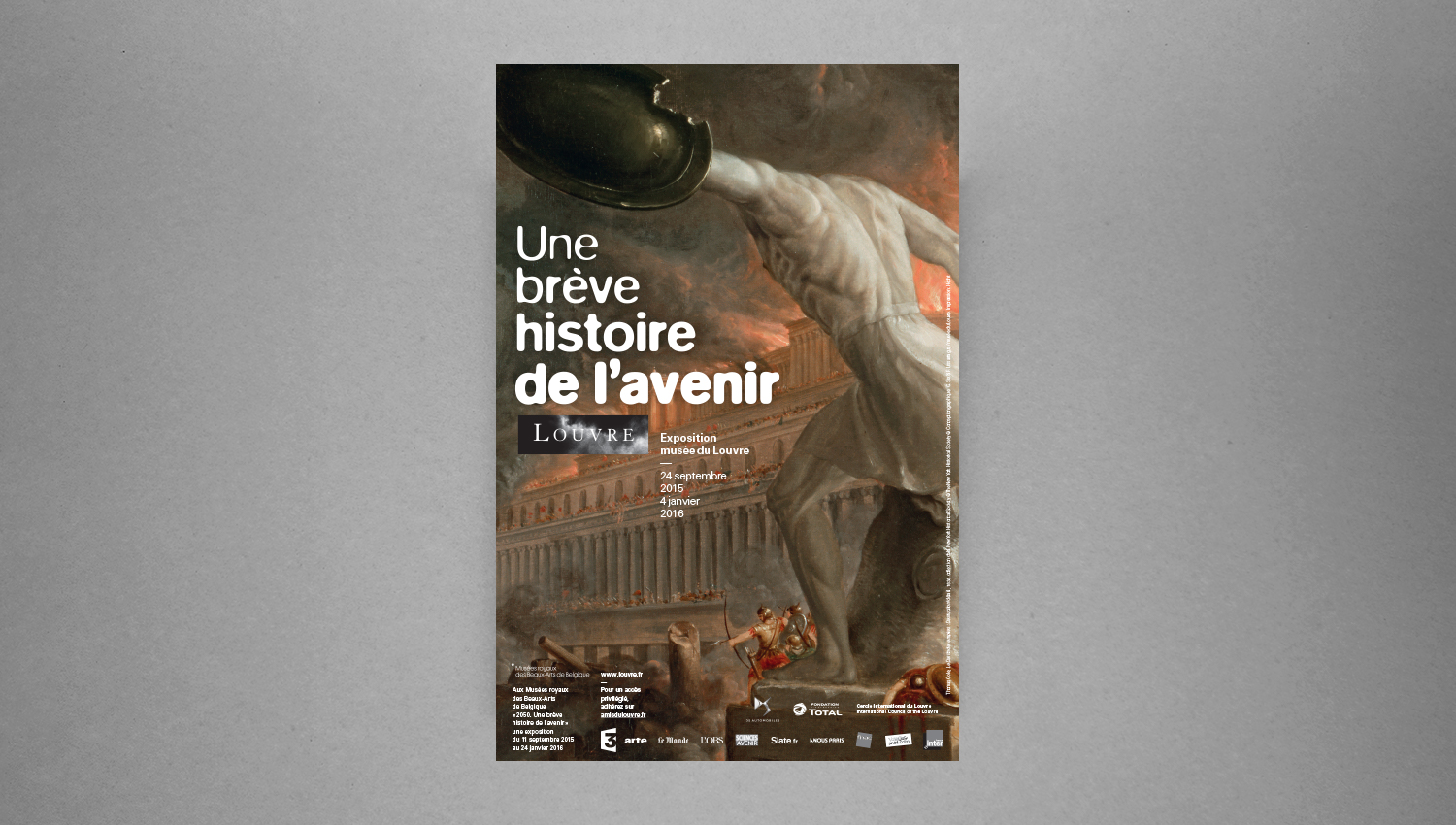 Le Louvre – Campagne Une Brève Histoire de l’Avenir – Studio Axiome